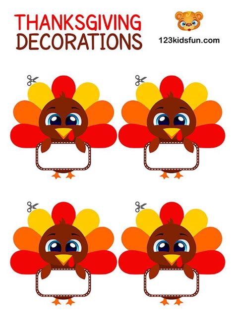 Printable Thanksgiving Decorations