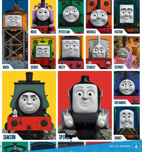 Printable Thomas And Friends Characters