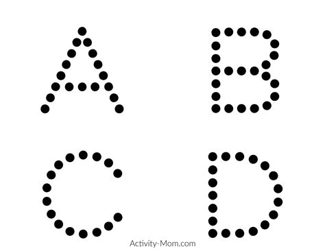 Printable Trace Letters