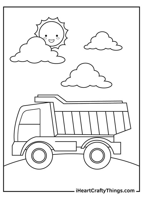 Printable Truck Pictures To Color