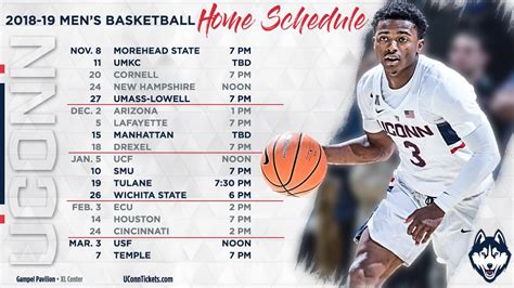 Printable Uconn Womens Basketball Schedule
