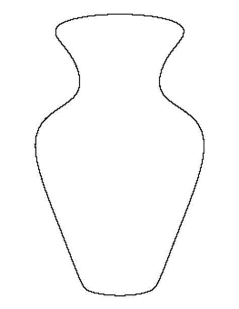 Printable Vase Template