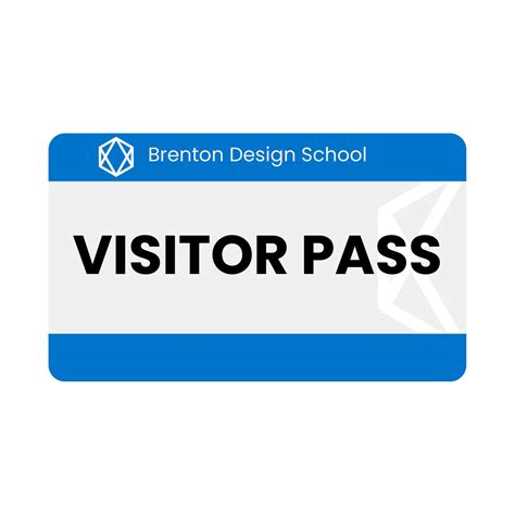 Printable Visitor Badges