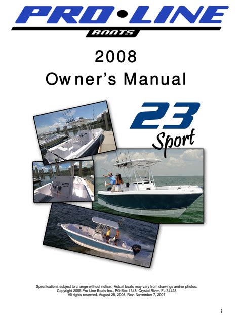 Pro Line Boat Parts Catalog
