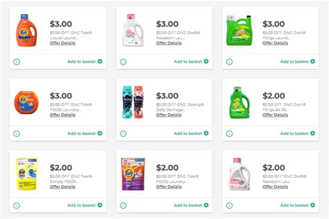 Procter & Gamble Printable Coupons