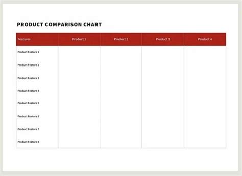 Product Comparison Templates