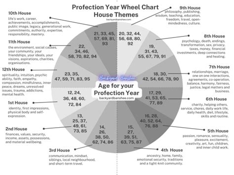 Profection Year Chart