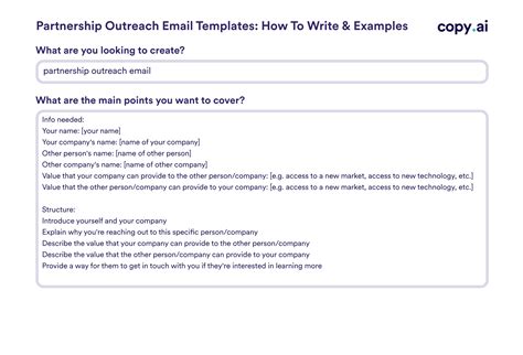 Professional Partnership Outreach Email Template