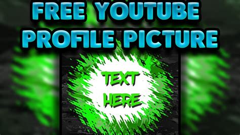 Profile Picture Youtube Template
