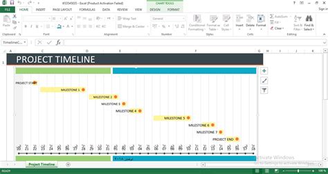Project Timeline Excel Template