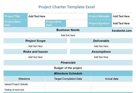 Projectmanagementdocs Project Charter Template