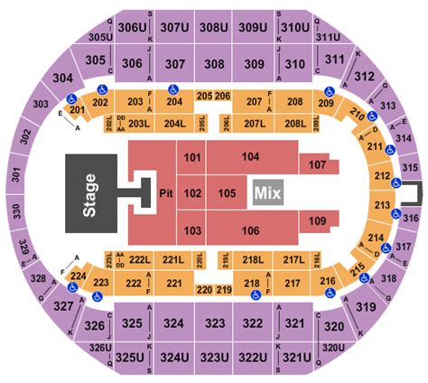 Propst Arena Seating Chart