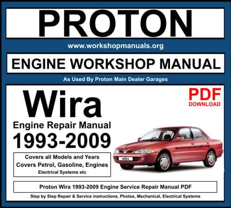 Proton Wira Engine Service Repair Manual