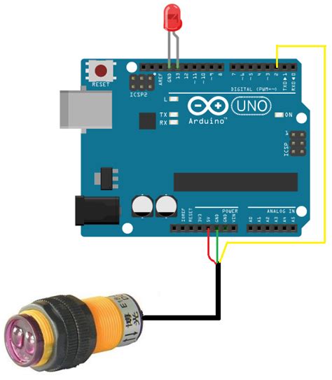 Proximity Sensor Arduino Wiring Diagram