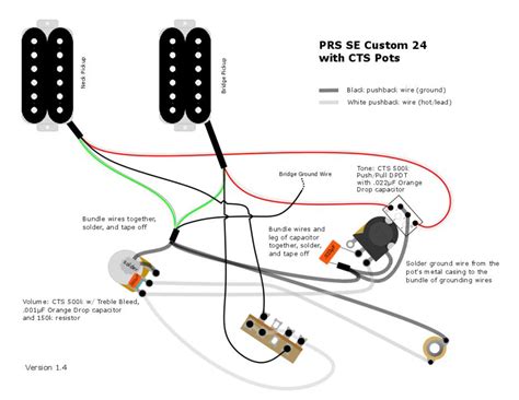 Prs Custom 24 Wiring Diagram With Push Pull