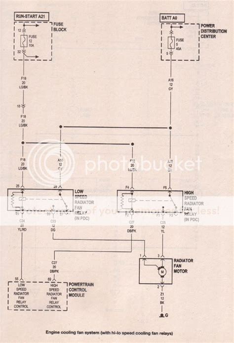 Pt Cruiser Radiator Fan Wiring Schematic