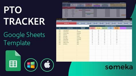 Pto Tracker Google Sheets Template