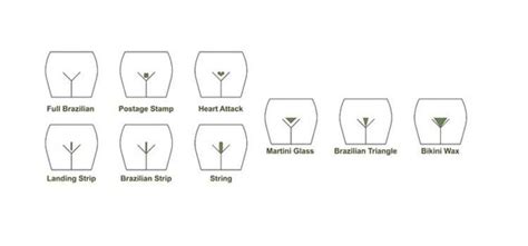 Pubic Hair Style Chart