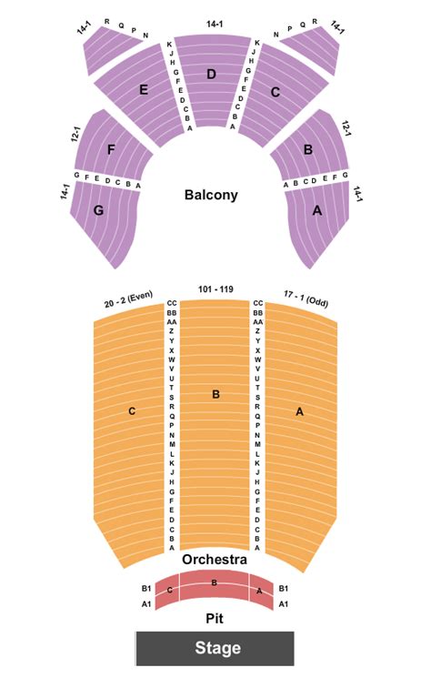 Pueblo Memorial Hall Seating Chart