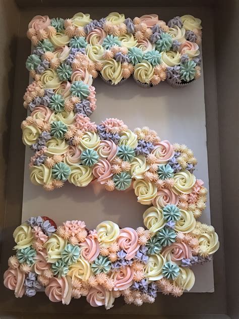 Pull Apart Cupcake Cake Templates