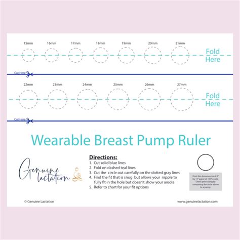 Pumpables Printable Ruler