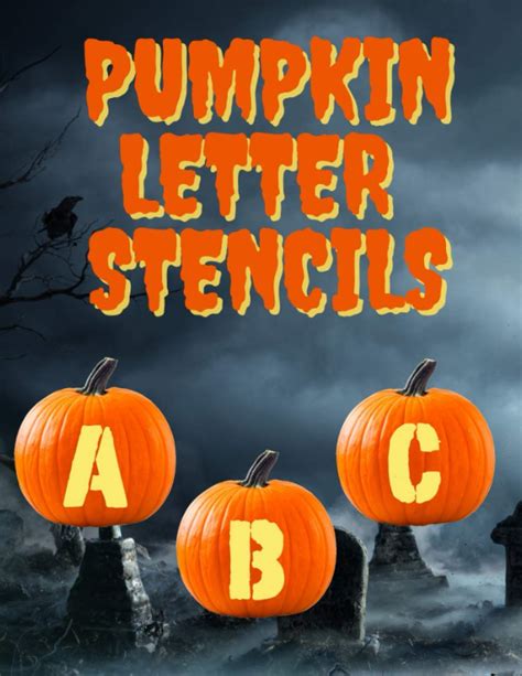Pumpkin Carving Templates Letters