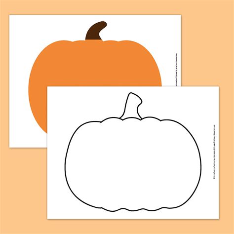 Pumpkin Paper Template