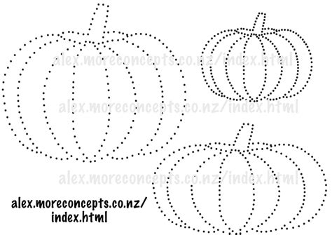 Pumpkin String Art Template
