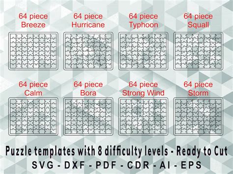 Puzzle Difficulty Chart Answers