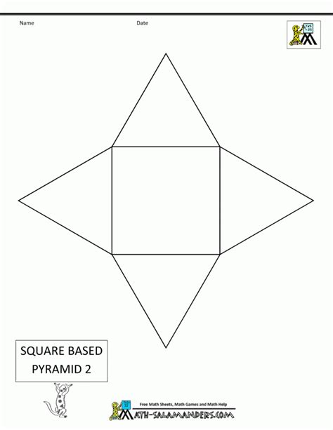 Pyramid Template Paper