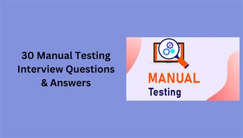 Qa Manual Testing Interview Questions And Answers