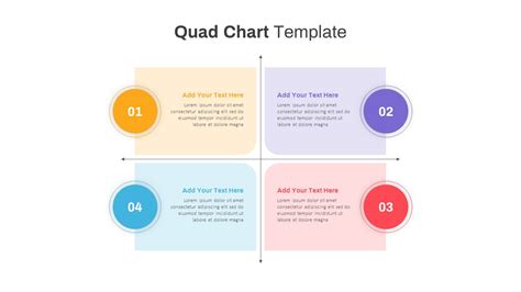 Quad Chart Template Ppt