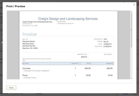 Quickbooks Edit Invoice Template