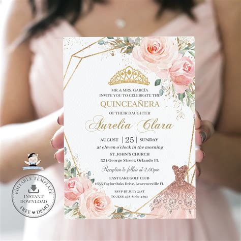 Quince Invitation Template