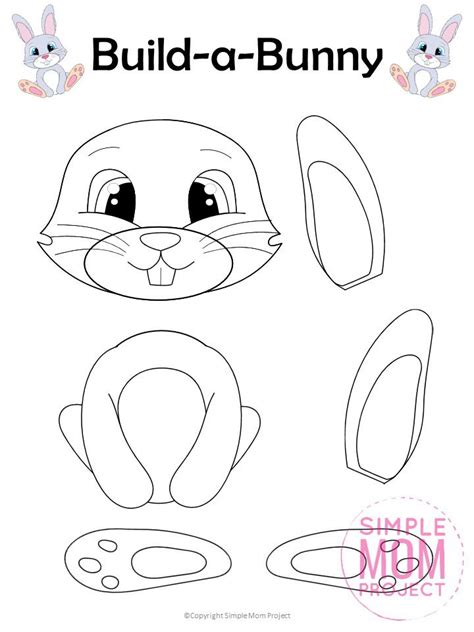 Rabbit Face Template Free