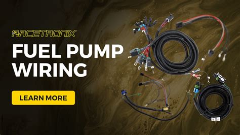 Racetronix Fuel Pump Wiring Harness Install