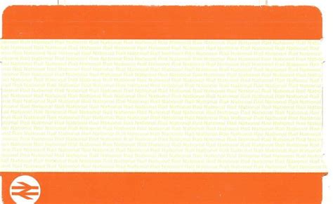 Railway Ticket Template