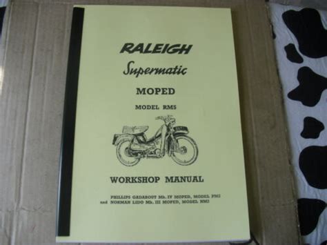 Raleigh Supermatic Rm5 Moped Full Service Repair Manual