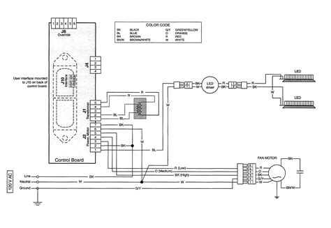 Range Hood Fan Motor Wiring Diagram