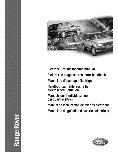 Range Rover P38 Electrical Troubleshooting Manual