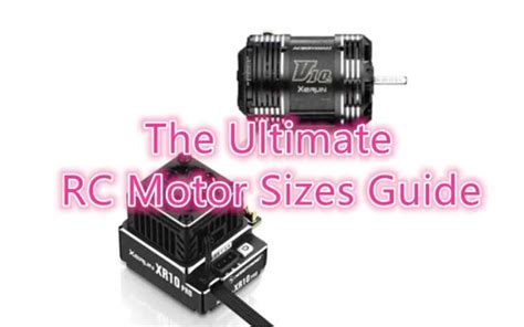 Rc Motor Sizes Chart