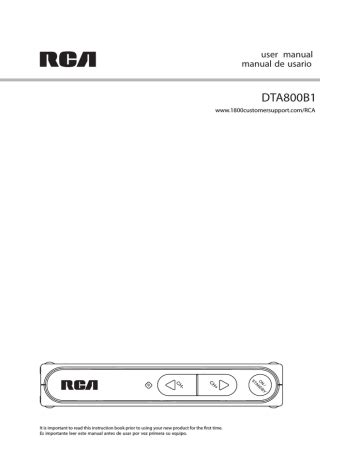 Rca Model Dta800b1l Manual