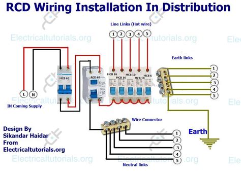 Rcd Switchboard Wiring Diagram