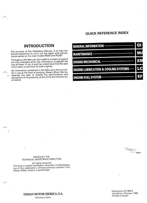 Rd28t Nissan Manual