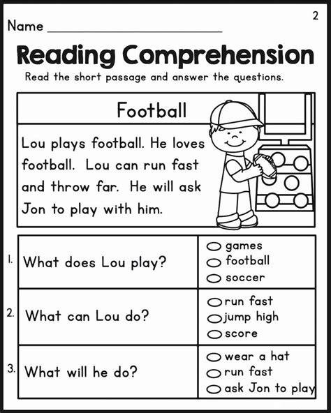 Reading Worksheets For 2nd Graders Printable