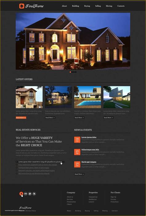 Real Estate Agent Website Templates