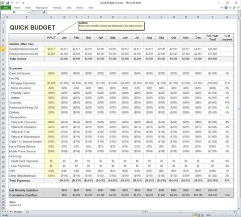 Real Estate Spreadsheet Templates