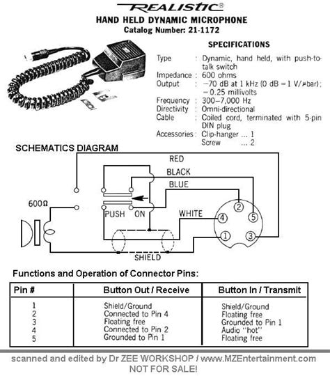 Realistic Microphone Wiring Diagram