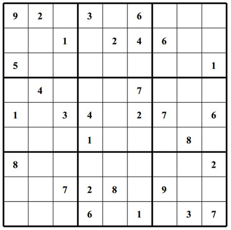 Really Hard Sudoku Printable