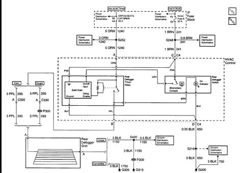 Rear Defrost Wiring Diagram